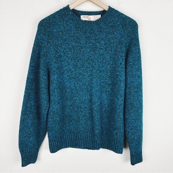 Vintage Wool Blend Speckled Sweater The Fox Collection - Picture 1 of 7